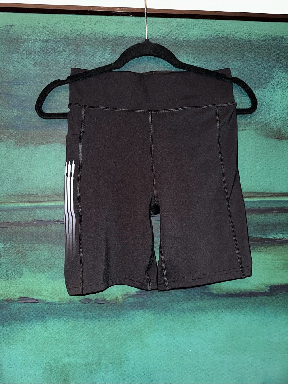 SavageXFenty bike shorts in Black (size large)